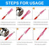 Heat Shrink Bullet Connectors, 100 Pcs Female Male Electrical Bullet Butt Terminals Insulated Waterproof Marine Bullet Connectors for Watercraft, ...