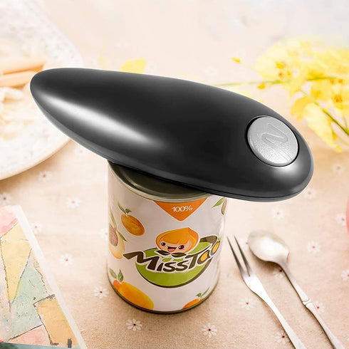 Rehomy No Sharp Edges Electric Can Opener Automatic Opens Most of Cans, One Touch Switch with Ergonomic Design, Electric for Kitchen, Best Kitchen...