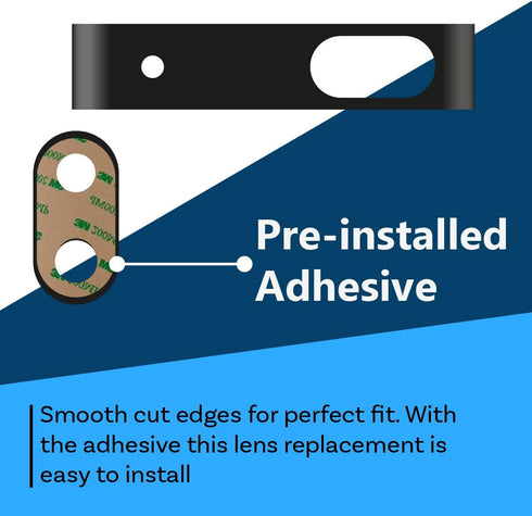 MMOBIEL Back Rear Camera Glass Lens Replacement Compatible with Google Pixel 6a - 2022 - Incl. Double Sided Adhesive, Tweezer and Cloth......