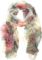 Humble Hilo Pattern Chiffon Scarf Sheer Lightweight Headband Accessory for Women...