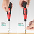 ORIA Rechargeable Cordless Screwdriver, Electric Screwdriver Set, Power Screwdriver, Small Repair Tool Kit with LED Light, 10 Bits, 1/4'' Bit Hold...