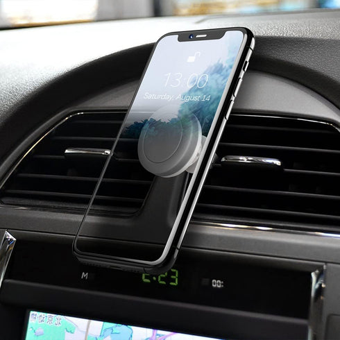 Magnetic Phone Mount for Car, 360°Rotatable Phone Holder for Dashboard, Windshield, Air Vent, Universal for iPhone 13/Pro/Pro Max/11, Samsung Gala...