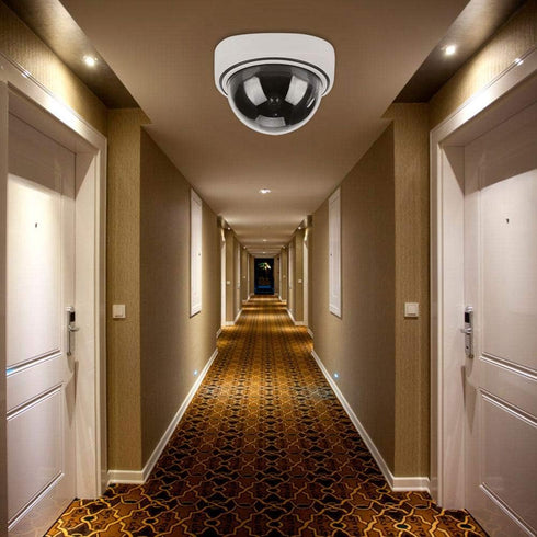 Dioche Dome Security Camera, Indoor Outdoor Dummy Surveillance Camera Wireless Home Security Dome Simulated Camera Video Wide Application...