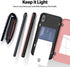GOOSPERY Magnetic Door Bumper Compatible with iPhone XR, Wallet Case with Card Holder, Protective Dual Layer Bumper Phone Case - Pink...
