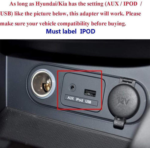 Audio Bluetooth Transmitter/Receiver, Car Aux Adapter for Music Streaming Sound System, Fit K-I-A, H-yundai Car Stereo Compatible for i7 X XS Max ...