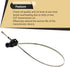 1 PC Car Engine Oil Dipstick, Waterproof Metal Vehicle Engine Measuring Tool, Universal Automotive Transmission Dipstick Replacement for Truck SUV...