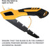 Folding saw, extra long 14 Inch blade, backpacking saw for hiking camping, dry & live wood trimming, pruning saw with 3 cutting angle hard teeth, ...