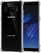 KIOMY Case for Samsung Galaxy Note 8 Shockproof Bumper Protective Cover Hybrid Design Hard PC Back + Flexible TPU Raised Bezel Transparent Slim Fi...