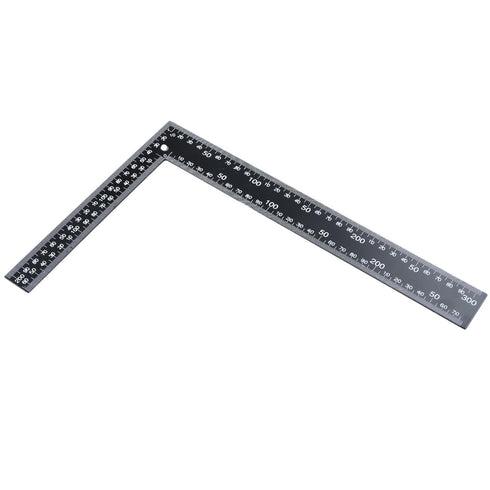 Mtsooning Metal L Square Ruler,90 Degree Right Angle Metric and Inches Ruler, 8 x 12inch Double Sided Ruler, Steel Tempered Measuring Tool for Car...