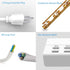 USB Charger, HITRENDS 8 Ports Charging Station 60W/12A Multi Port USB Charging Hub for Multiple Devices (5ft Cord, White)...