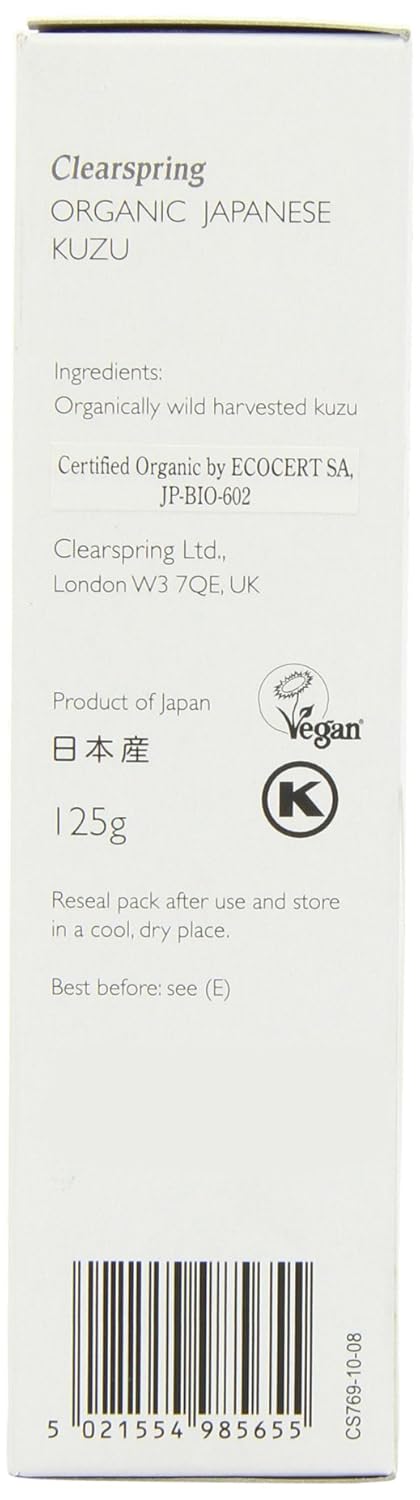 Clearspring - Organic Japanese Kuzu - Gluten Free Starch Thickener - 125g...