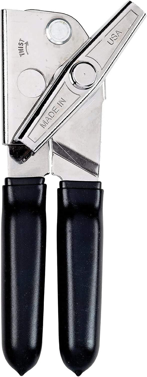 EZ-DUZ-IT Deluxe Can Opener with Black Grips (Set of 2)...
