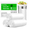 4 Gallon Small Trash Bags - 190 Count 4 Gallon Trash Bag for Office Bedroom, Small Garbage Bags for Bathroom, 4 Gallon Small Trash Can Liners-Whit...