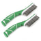 Wire Brush for Cleaning-Heavy Duty 11 Inch Stainless Steel Wire Scratch Brush for Cleaning Rust with Rubber Covered Handle...