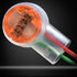 UY2 Gell Connector 100PCS Waterproof Orange Clear Twin Blade 2 Wire Gel Filled Crimp Connector...