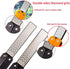 Diamond Knife sharpener Pocket Sharpening Stone #400/600 Double Sides Folding Portable Orange - 1pcs...