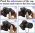 77mm Lens Cap for Canon RF 24-105mm F/4L Lens for Canon EOS R/EOS RP with Keeper,ULBTER Center Pinch Lens Cap & Lens Cover Strap Keeper Leash -2 P...