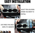 Car Cup Holder with Phone Holder, Side Pocket Console Leather Cover, Auto Front Seat Gap Interior Drink Organizer, Multifunction Accessories Stora...