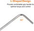 4pcs Ball End Hex Key Wrench 2mm L-Shape Extra Long Arm Hexagon Metric Wrenches Chrome Vanadium Steel Repairing Tool for Home Repair...