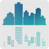 FINGERINSPIRE Cityscape Stencils Template 11.8x11.8inch Plastic City Building Morse Code Drawing Painting Stencils Square Reusable Stencils for Pa...
