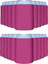 PartyPrints 25 Pack Neon Pink Blank Can Cooler Sleeves, Customizable Bulk Sublimation Insulated Foam for Beer, Collapsible Plain Drink Holder, Col...