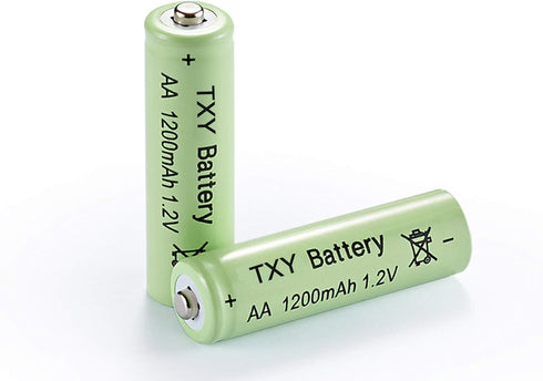 AA Rechargeable Batteries 1200mAh Ni-MH Low Self Discharge More Than 500 Rechargeable Times AA Battery (4Pcs/Pack)...