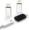 zoyuzan 3-Pack,Micro USB to Lightning Adapter,Lightning Male to Microusb Female Adapter for iPhone 5s 6 6s 7 8 Plus se2 x xr xs 12 11 Mini max pro...