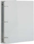 JAM PAPER Plastic 1.5 inch Binder - Clear 3 Ring Binder - Sold Individually...