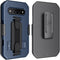Case and Holster Combo Compatible with Kyocera DuraForce PRO 3 (E7200), Protective Case and Belt Clip Holster Combo with Handstrap, Kickstand and ...