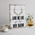 Love Me Like You Love Deer Season Canvas Wall Art Prints,Gift for Couples Paintings Prints,11x14 inches Artwork For Wedding Anniversary Themed Dec...