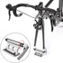 Bike Block Fork Mount, Quick Release Fork Mount Truck Bed Bicycle Carrier Portable, Aluminum Alloy Bicycle Front Fork Fixed Clip Luggage Rack for ...