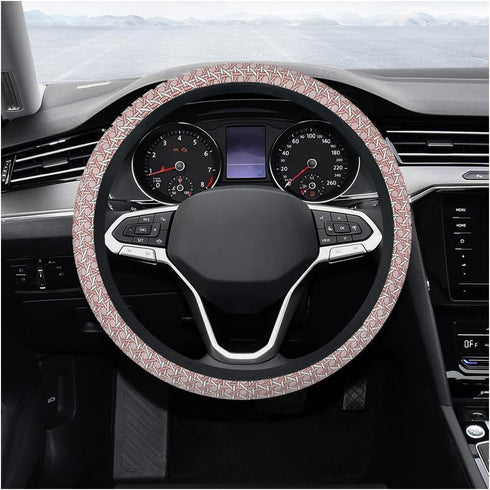 15 Inch Car Steering Wheel Cover, Anti-Slip Non-Slip Breathable Elastic Soft Comfortable Automotive Steering Wheel Protector Cover for Men Women, ...
