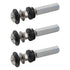 iFealClear 3" Tank to Bowl Toilet Repair Bolt & Gasket Kit 2 Sets Stainless Steel Hardware Kits Fits Most 3-Inch/3.5-Inch,Flush Valve Opening Toil...