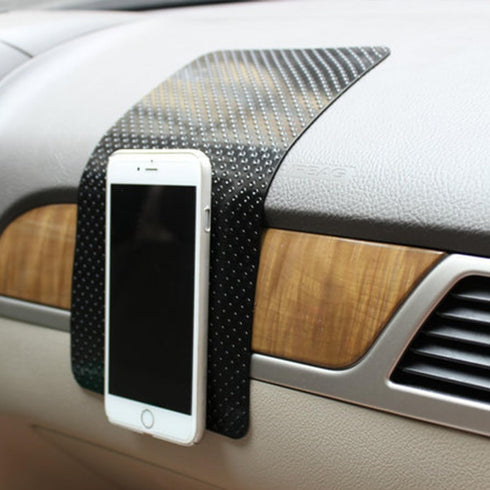 Car Dashboard Anti-Slip Mat,Universal PVC Sticky Adhesive Pad for Auto,10.6" x 5.9" Multifunctional Vehicle Dash Strong Gripping Pad for Cell Phon...