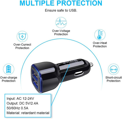 USB C Charger Set for Samsung Galaxy A17 A16 A15 A14 5G S25 S24 FE A01 A71 A51 A11 A10e S23 S22 S21 A13 A20 A21 A50 A9, USB Wall Charging Block Cu...