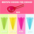 Kisangel 10pcs Plastic Ice Cream Cones Kids Ice Cream Scoop Set Outdoor Beach Toys Kids Sand Mold Toys for Seaside Play Sand Toys(Random Color)...