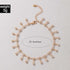 Boho Rhinestone Drop Ankle Bracelet Gold Crystal Dangle Anklet Bracelets Cz Tassel Anklets Glitter Tennis Foot Chain Jewelry for Women and Girls S...