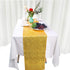 JYFLZQ Gold Sequin Table Runner 12"x108" Glitter Sequin Fabric Table Linens - Sparkly Runners for Wedding & Birthday Party Decor...