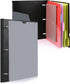 WOT I Telescoping Project Organizer, Refillable 3 Ring Binder Pocket Folder with Customized Front Cover+Clear Catalog Pocket+5 Double-Pocket Tab D...