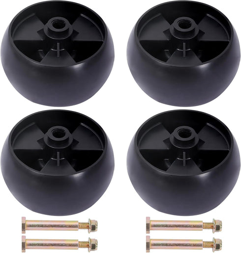 CY CHAOYA 4 Deck Mower Wheels Kit for Replaces 734-04155 Toro 112-0677 72-025 210-275 5" Deck Wheels with Shoulder Bolts Locknuts Pack of 4...