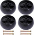 CY CHAOYA 4 Deck Mower Wheels Kit for Replaces 734-04155 Toro 112-0677 72-025 210-275 5" Deck Wheels with Shoulder Bolts Locknuts Pack of 4...