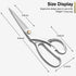 Fabric Scissors 8.5 Inch Heavy Duty Dressmaking Shears Sewing Tailor Scissors, Ultra Sharp All Metal Stainless Steel Craft Household Scissors for ...
