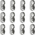 20pcs 10# (4.5mm) Blinds Pull Cord Connector Stainless Steel Ball Chain Connector Clasps Fit for Beaded Ball Chain Silver Tone...