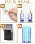 20 Pack Replacement Glue Boards for Dynatrap DT3009, Indoor Glue Boards Refill Sticky Cards for Dynatrap DT3009 DT3019 DT3039...