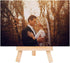 10 Pack Mini Wood Display Easel (5 Inch) Wooden Artist Easel Triangle Cards Stand Photo Display Wedding Business Card, Painting Craft Drawing phon...