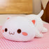FUYU Cat Stuffed Animals, Soft Cat Plush Pillow Kawaii Kitten Stuffed Animal Toy Gifts for Kids Boys Girls Room Decor (White Round Eyes,15in/37cm)...