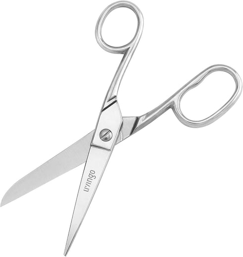 LIVINGO 6'' Professional Forged Fabric Scissors, Precision Tailor Small Scissors Heavy Duty, Sharp Stainless steel Sewing Shears for Crafting Supp...