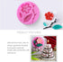 Rolin Roly Fondant Flower Mold Peach Leaves Molds 3D Silicone Mould Mini Cake Moulds for Cakes Decoration Accessories Candy Gumdrop DIY Making Cra...
