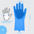 Pet Washing Gloves, Gentle Silicone Dog Bath Shampoo Shower Brush Grooming Mitts Waterproof, Massaging and Bathing Rubber Scrubber for Dogs & Cats...