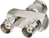 Eightwood BNC Splitter Adapter BNC Male to Dual BNC Female Tee Type 3 Way Audio RF Coax Connector...